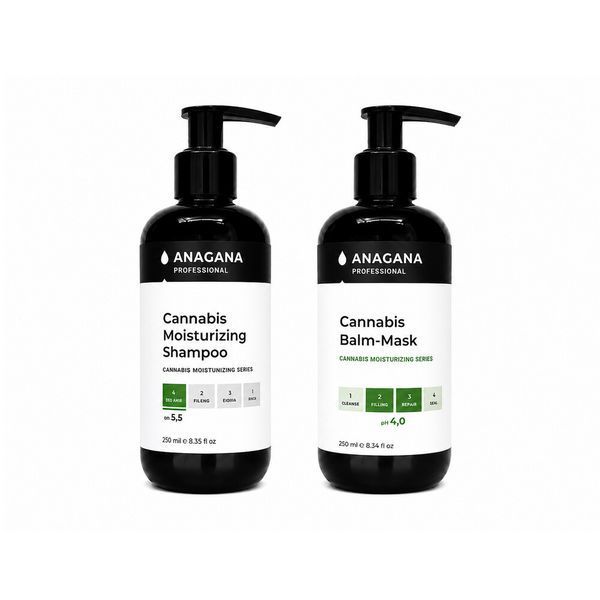 Бальзам-маска 2 в 1 "Увлажняющий с маслом каннабиса" / CANNABIS MOISTURIZING BALM-MASK АКЗК-250 фото